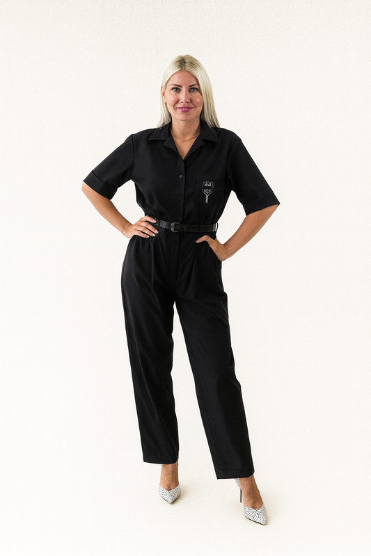 Mono largo mujer negro con cinturilla elástica SEROTONIN