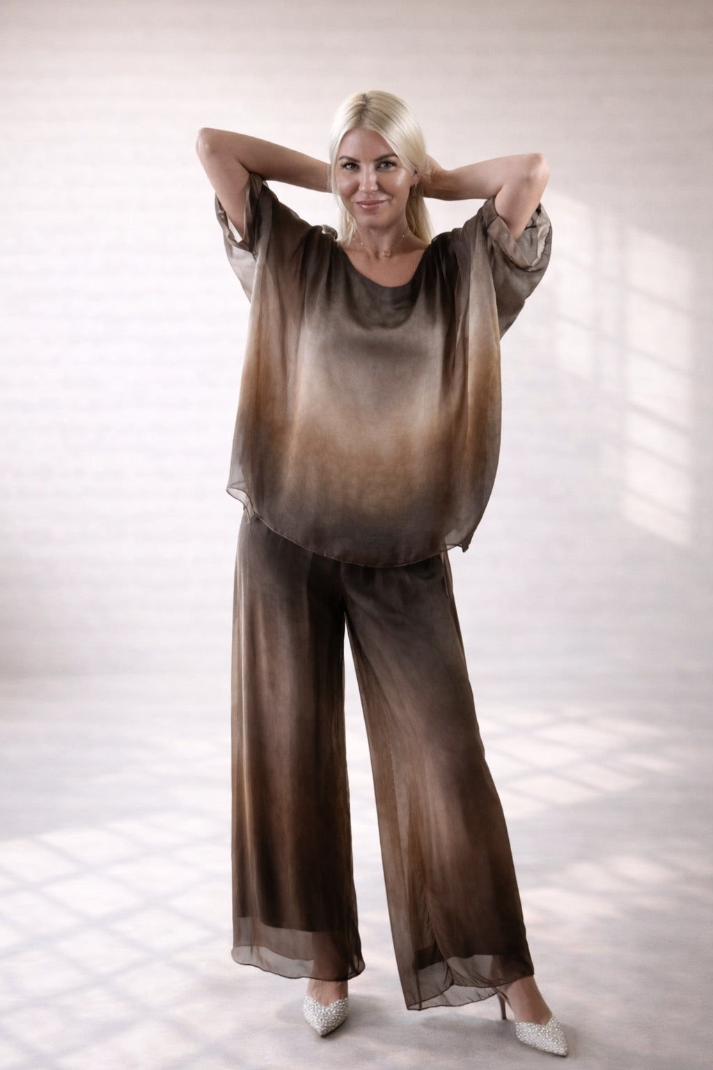 Conjunto Dos Piezas Marrón – Estilo Boho Chic