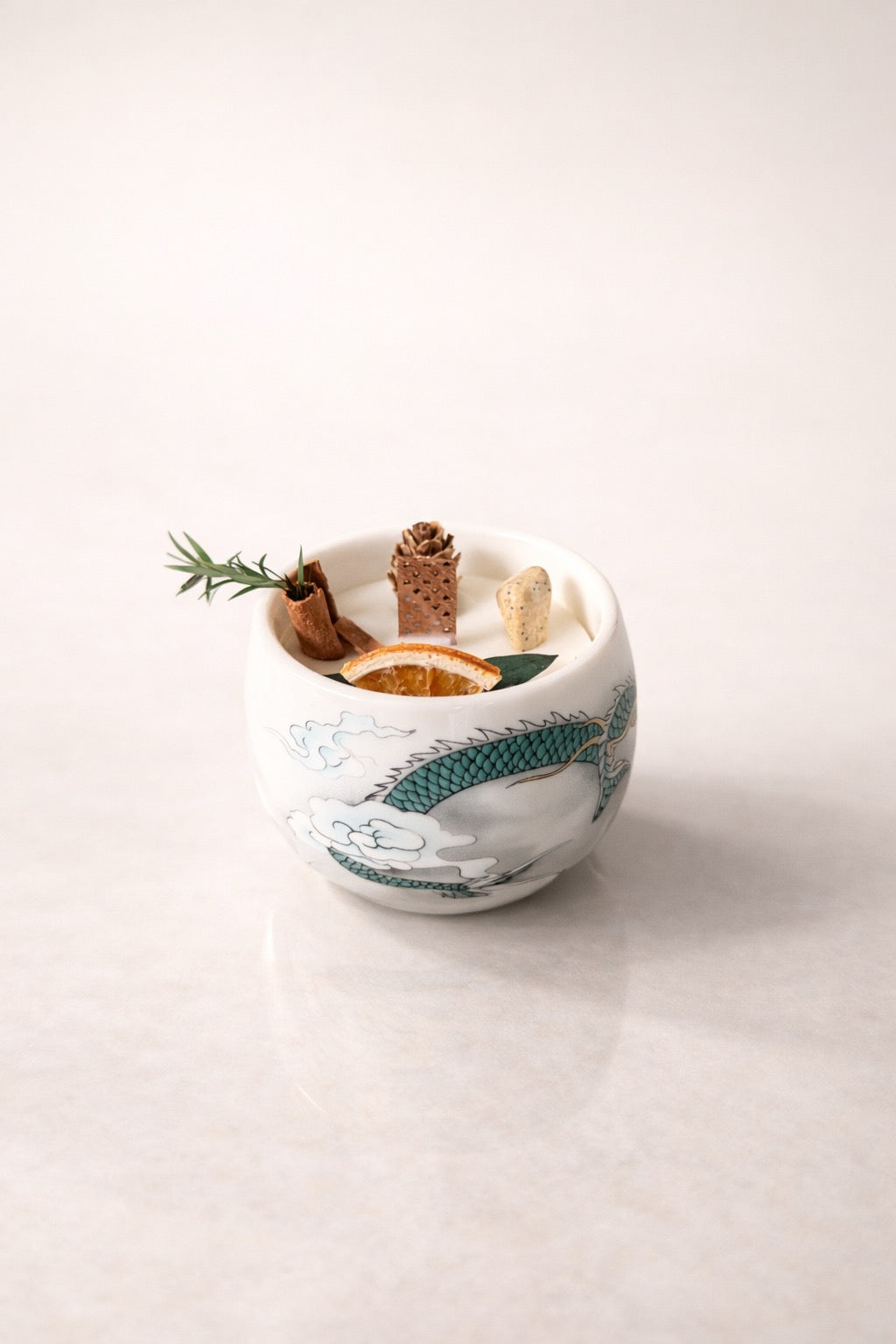 Vela Aromática Canela & Naranja – Calidez Cítrica