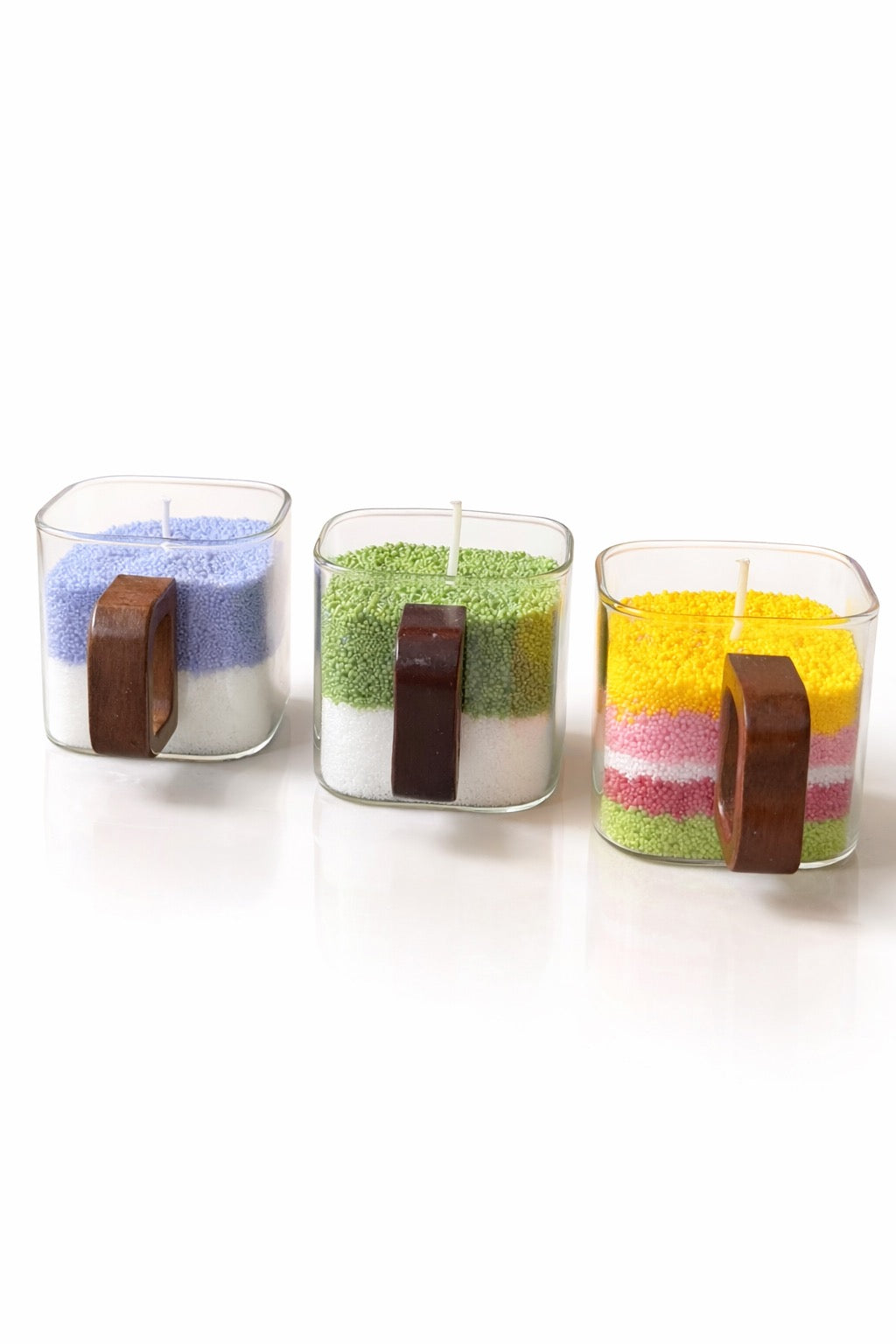 Pack de 3 Velas Aromáticas Reutilizables – Cítrico Dulce