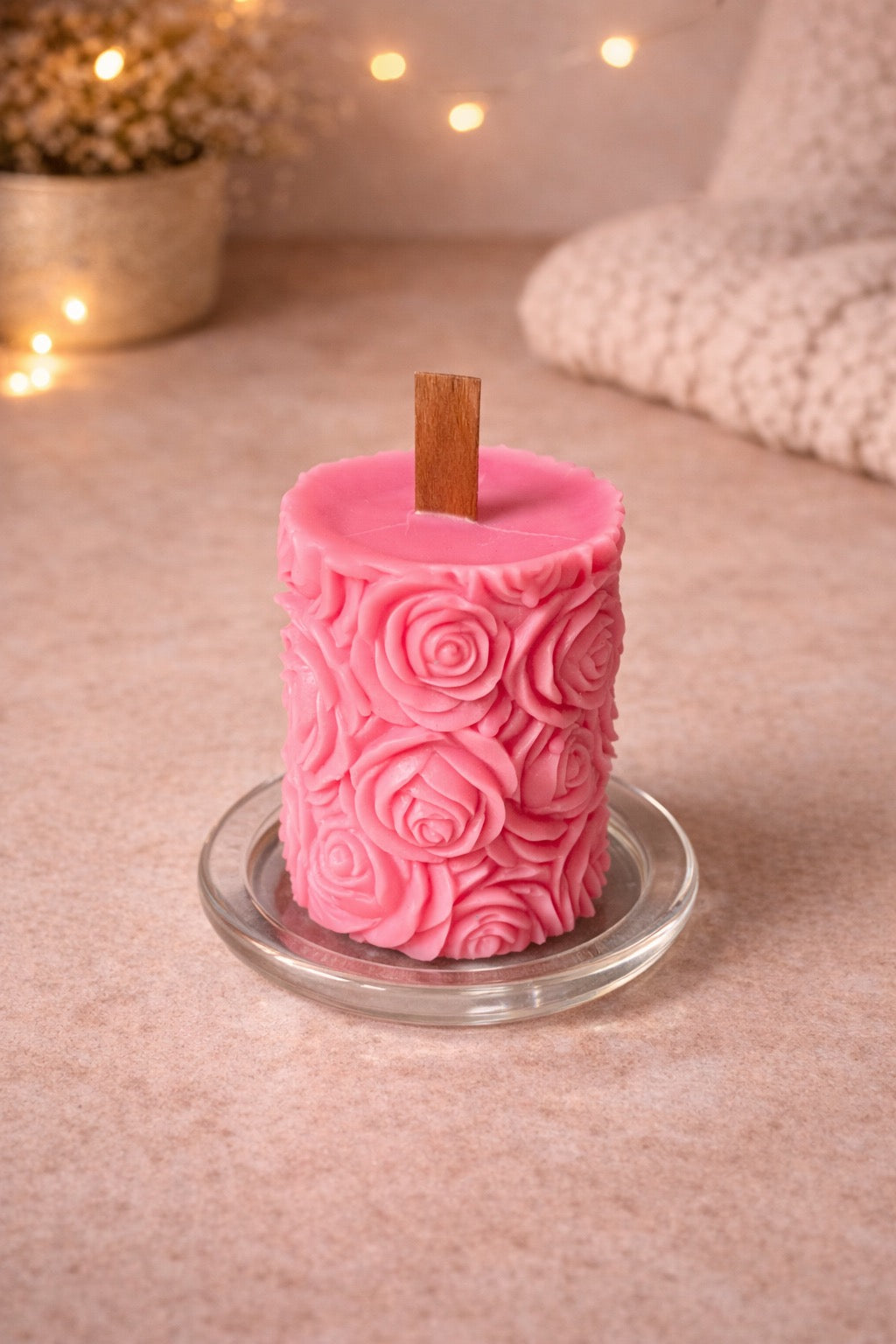 Vela Decorativa Aromática - Rosas