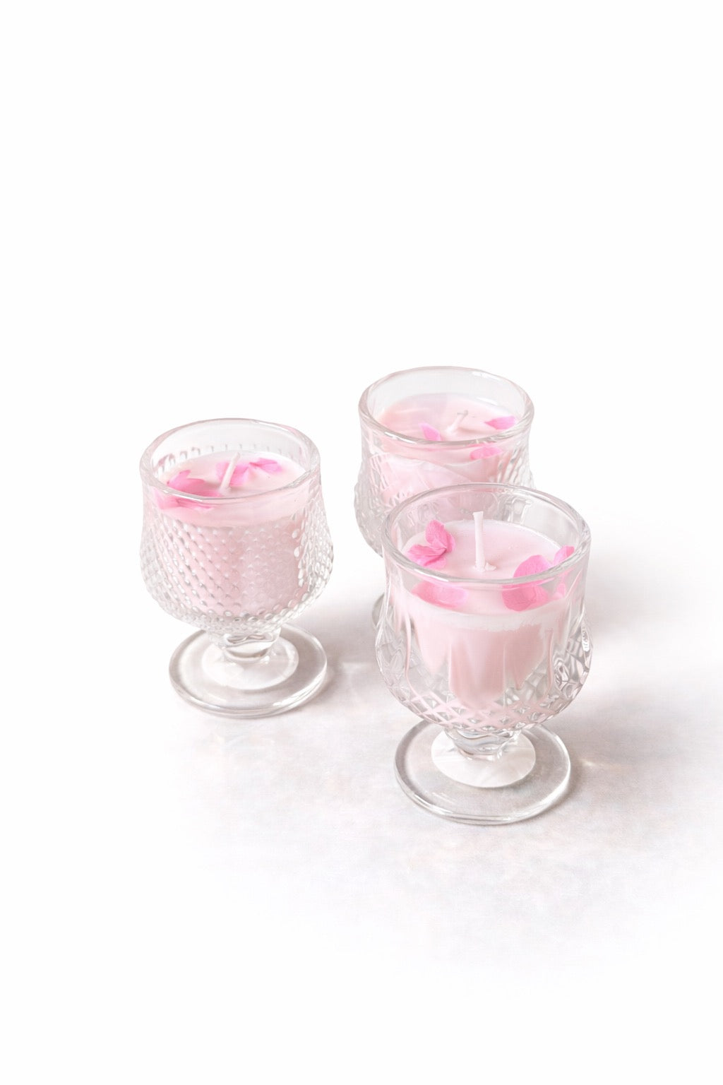 Pack de 3 Velas Aromáticas – Rosas & Frutal