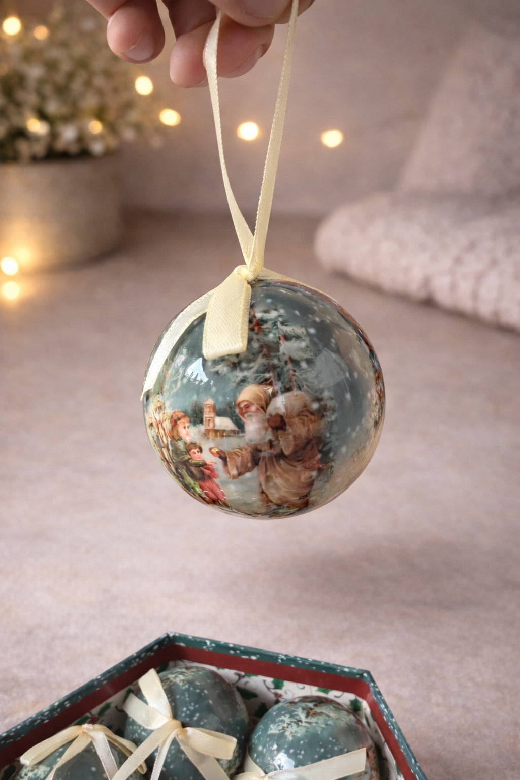 Set de Bolas Decorativas para Árbol de Navidad – Estilo Clásico