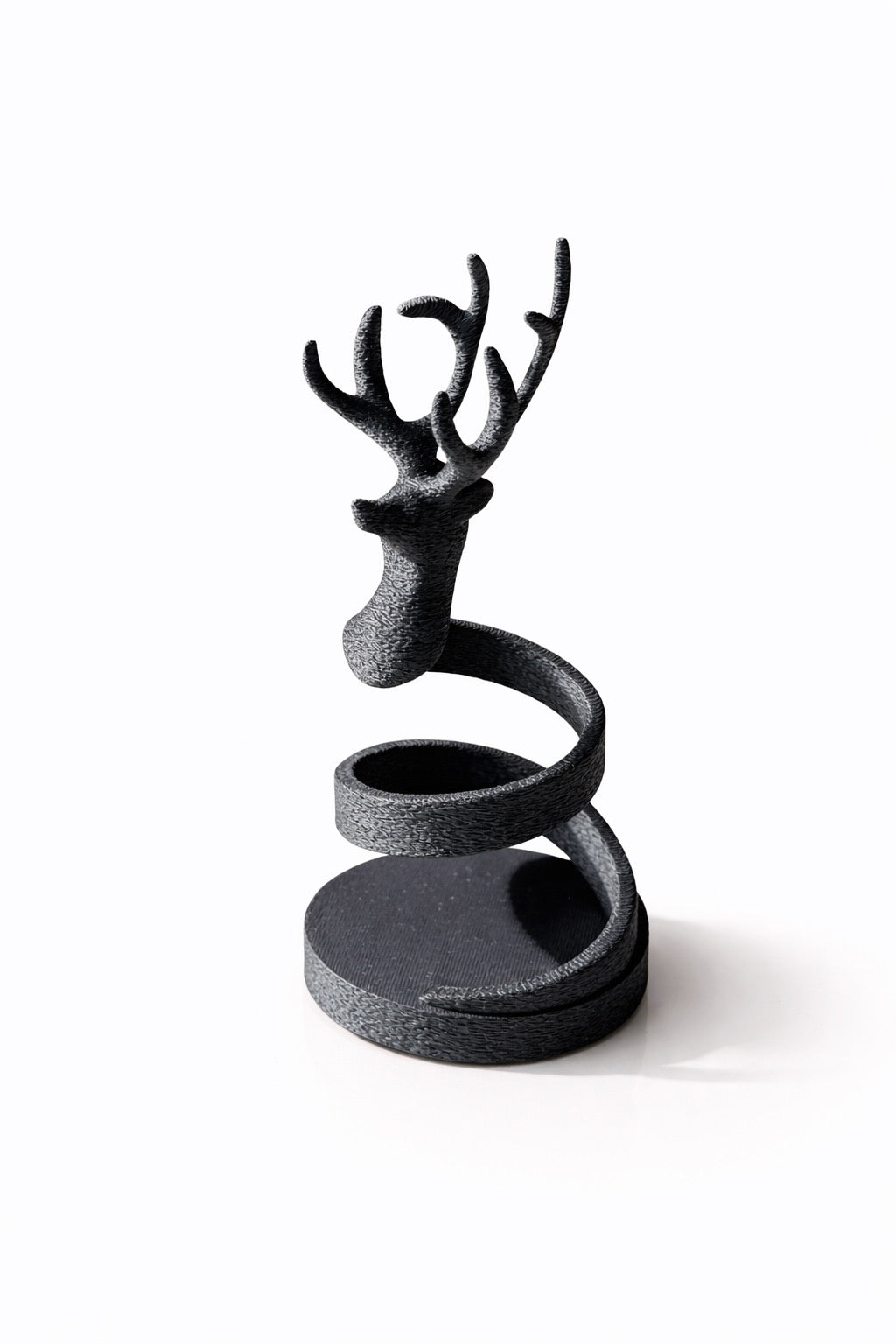 Quemador de Incienso Decorativo Ciervo Espiral – Estilo Moderno Zen